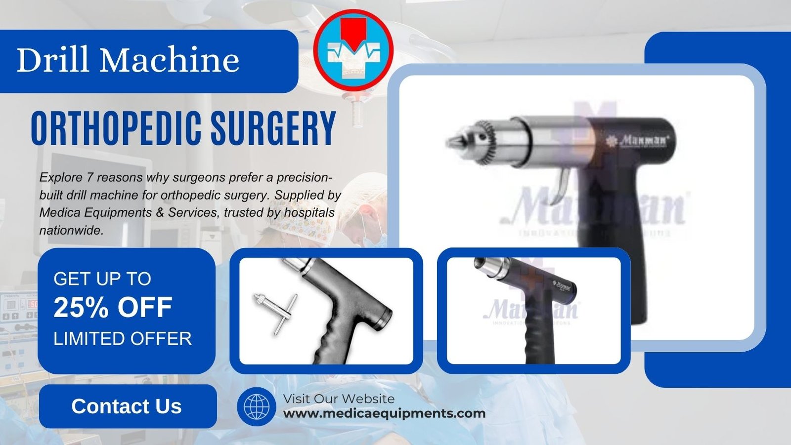 Drill Machine for Orthopedic Surgery